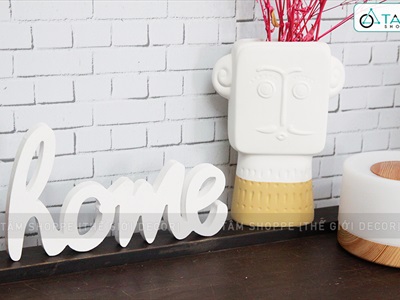 Chữ gỗ Sweet - Home nét thường cao 15cm CHUGO-05