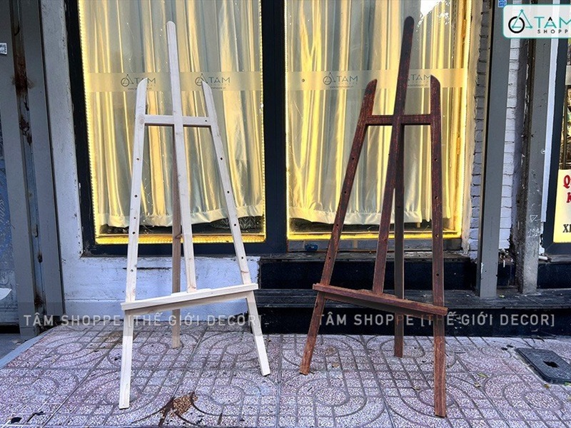 Giá đỡ khung ảnh cưới bảng đen tranh vẽ cỡ lớn 140cm GDKA-01