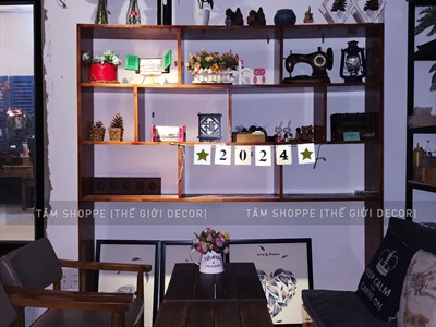 Thẻ chữ gỗ số gỗ trang trí [Lẻ từng thẻ - Có lỗ xỏ dây treo] CHUGO-11