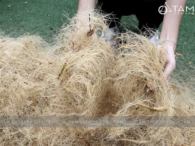 Bã bố xơ dừa ép gọn dạng thô bịch 200gr PK-XODUA-01