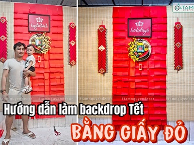 Giấy đỏ trang trí Tết, gấp quạt, gói quà cưới [Giấy đẹp - Nhiều loại] GIAYGOIQUA-05