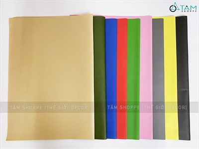 Giấy gói quà màu trơn basic nhám mờ 50x70cm GIAYGOIQUA-02