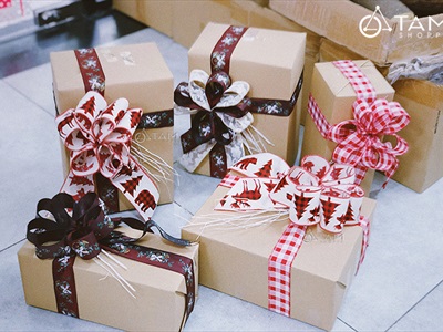 Hộp giấy carton làm hộp quà giáng sinh [Cứng cáp - nhiều cỡ] HOPDUNGQUA-02