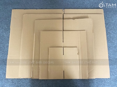 Hộp giấy carton làm hộp quà giáng sinh [Cứng cáp - nhiều cỡ] HOPDUNGQUA-02