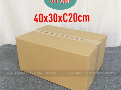 Hộp giấy carton làm hộp quà giáng sinh [Cứng cáp - nhiều cỡ] HOPDUNGQUA-02