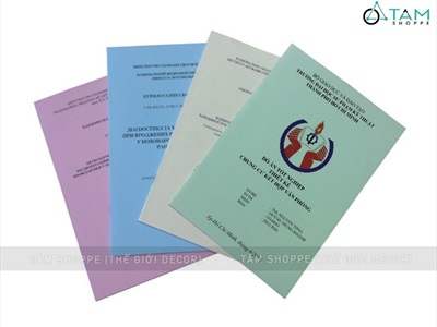 Xấp 10 tờ giấy màu cứng khổ A4 180gsm GIAYMAU-01