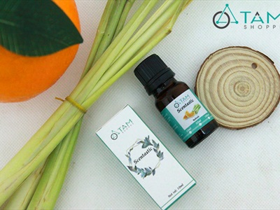 Combo TD01: Bộ 3 chai tinh dầu thiên nhiên 10ml ‪SCENTASTIC [ Tặng hộp gỗ ]