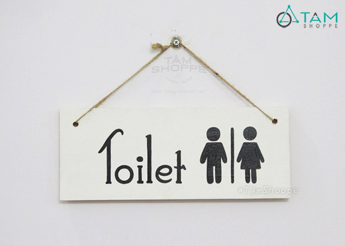 Bảng treo cửa Nhà vệ sinh Toilet